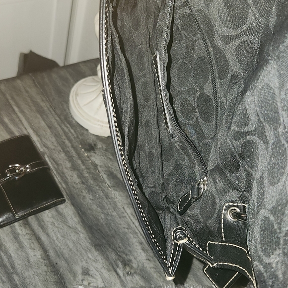 Coach vintage shoulder bag with wallet - Picture 5 of 6